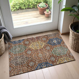 dalyn silk road sr7 paprika rug