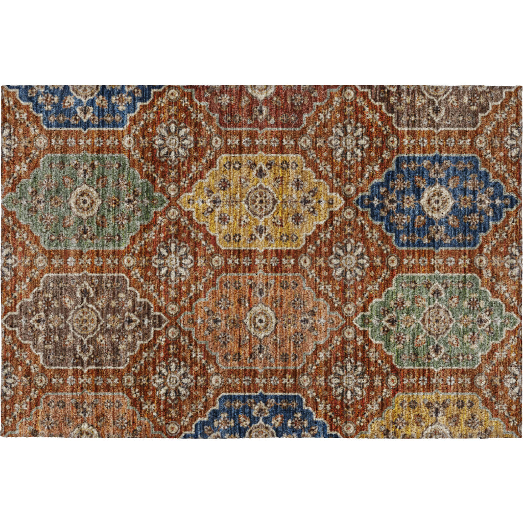 dalyn silk road sr7 paprika rug