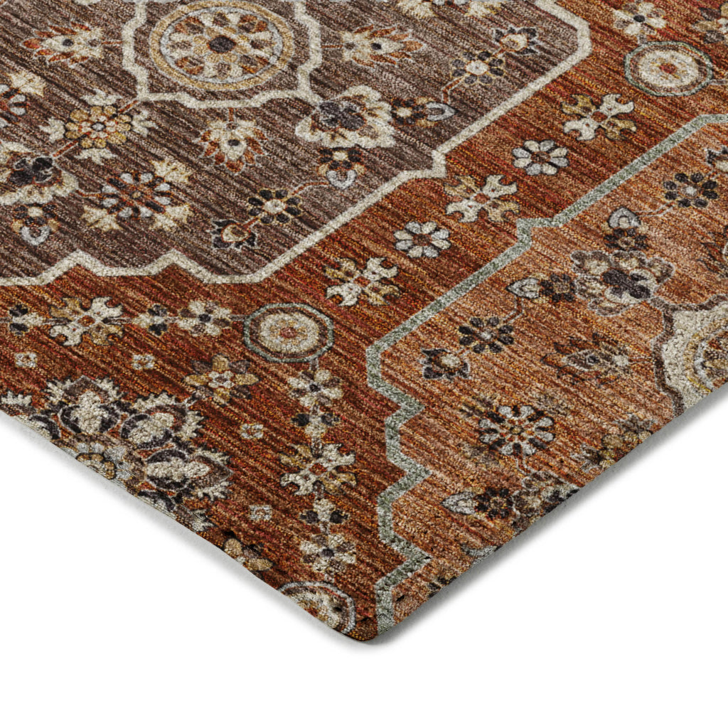 dalyn silk road sr7 paprika rug