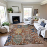 dalyn silk road sr7 paprika rug