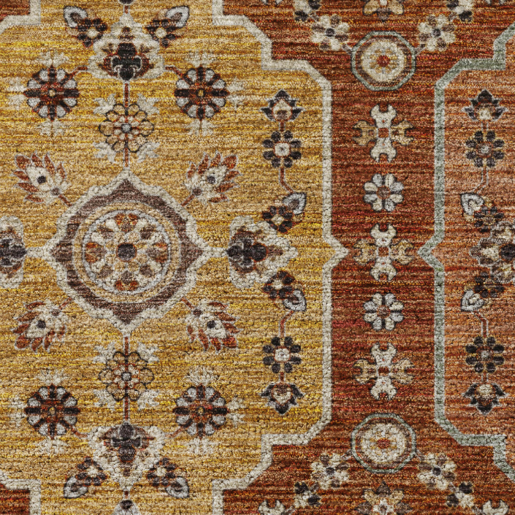 dalyn silk road sr7 paprika rug
