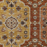dalyn silk road sr7 paprika rug