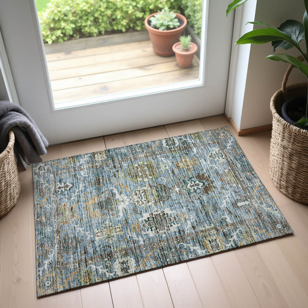 dalyn silk road sr8 aqua rug