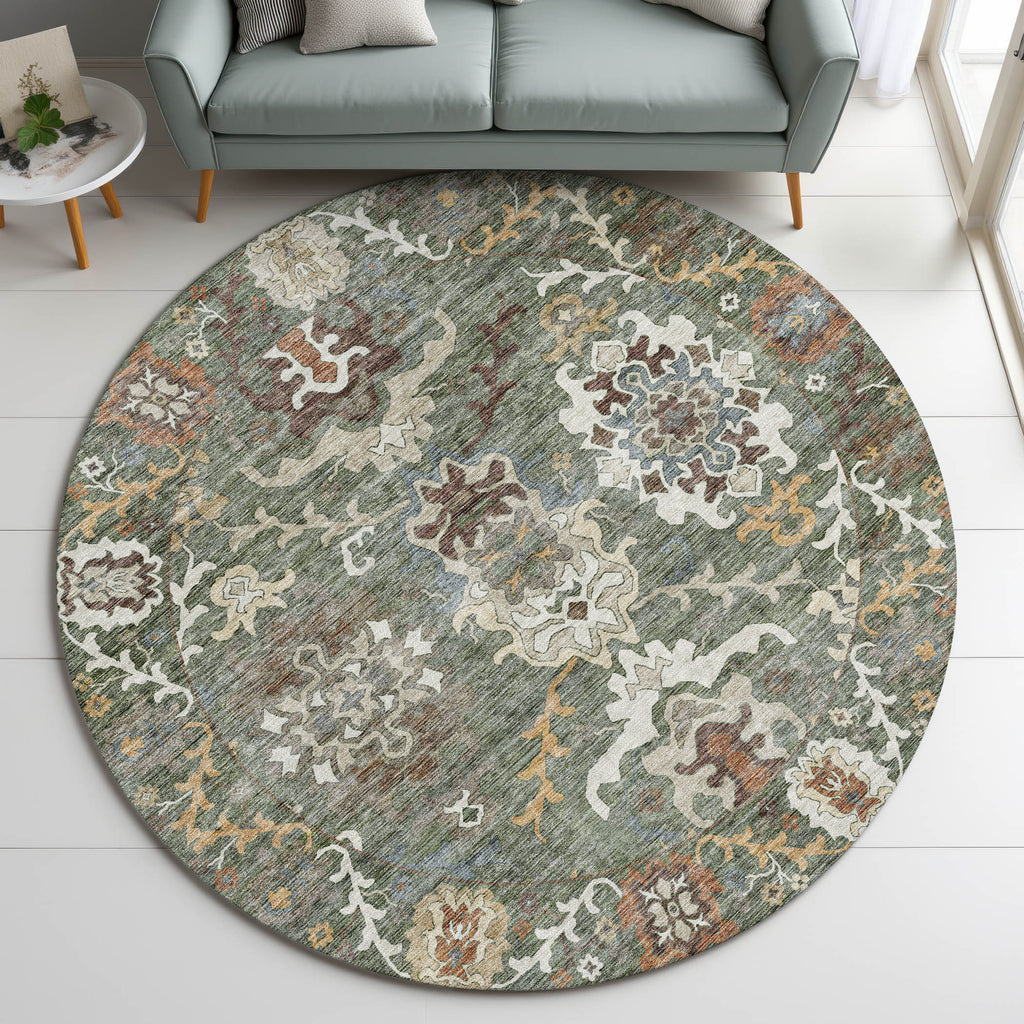 dalyn silk road sr8 basil rug