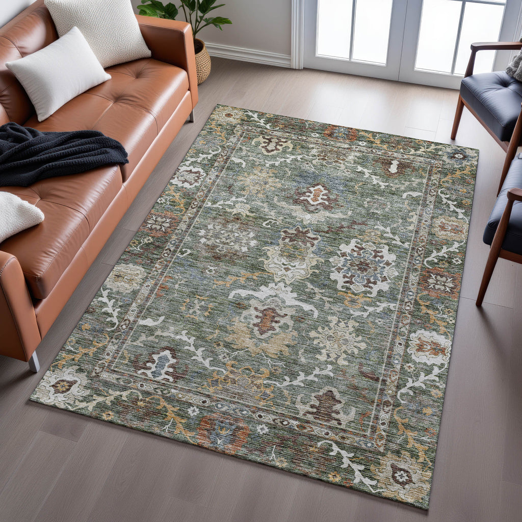 dalyn silk road sr8 basil rug