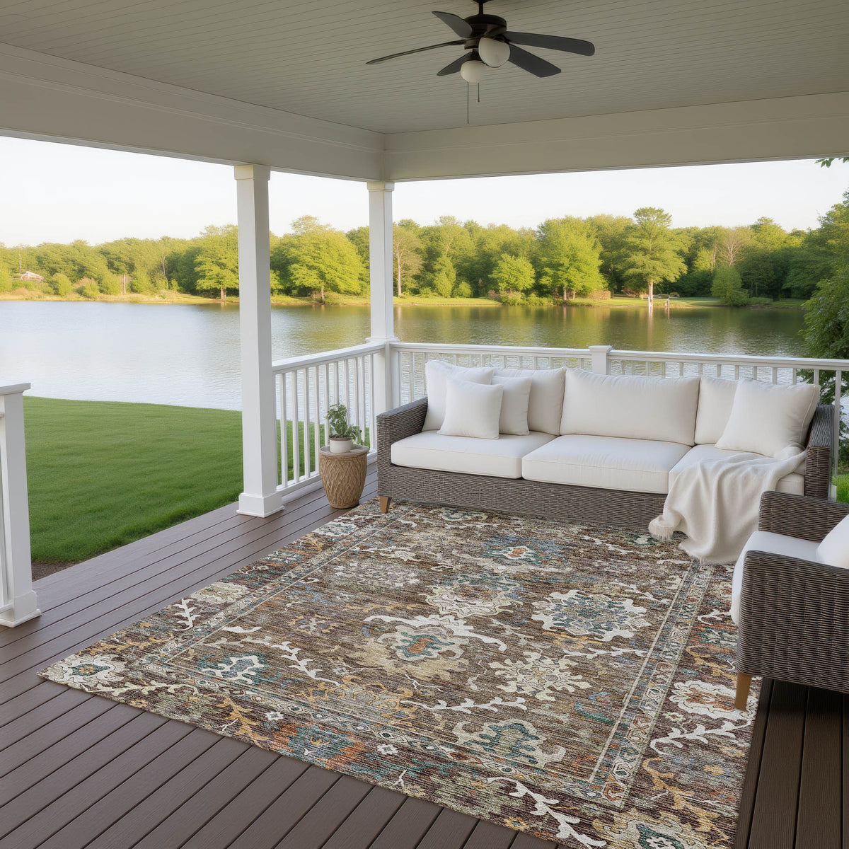 dalyn silk road sr8 chocolate rug