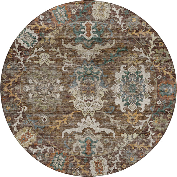 dalyn silk road sr8 chocolate rug