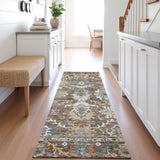 dalyn silk road sr8 chocolate rug
