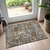 dalyn silk road sr8 chocolate rug