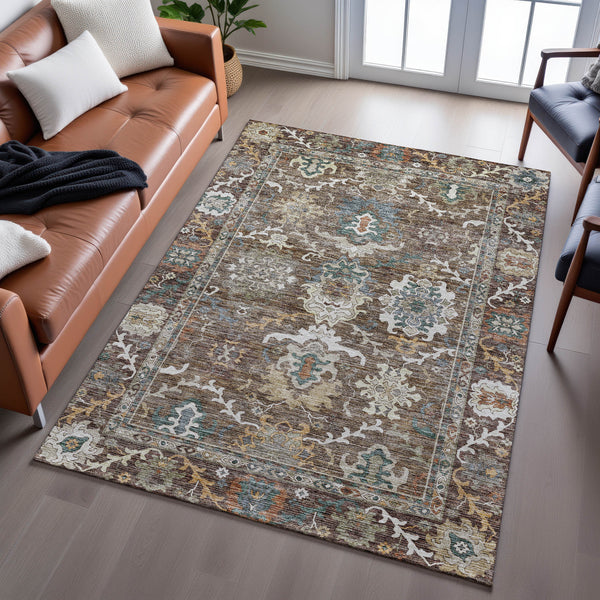 dalyn silk road sr8 chocolate rug