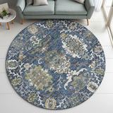 dalyn silk road sr8 navy rug