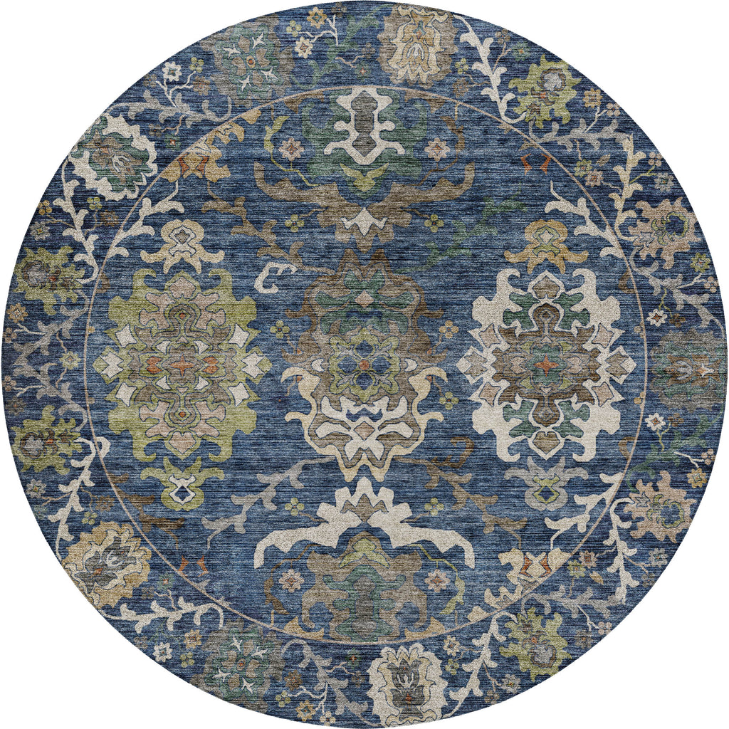 dalyn silk road sr8 navy rug