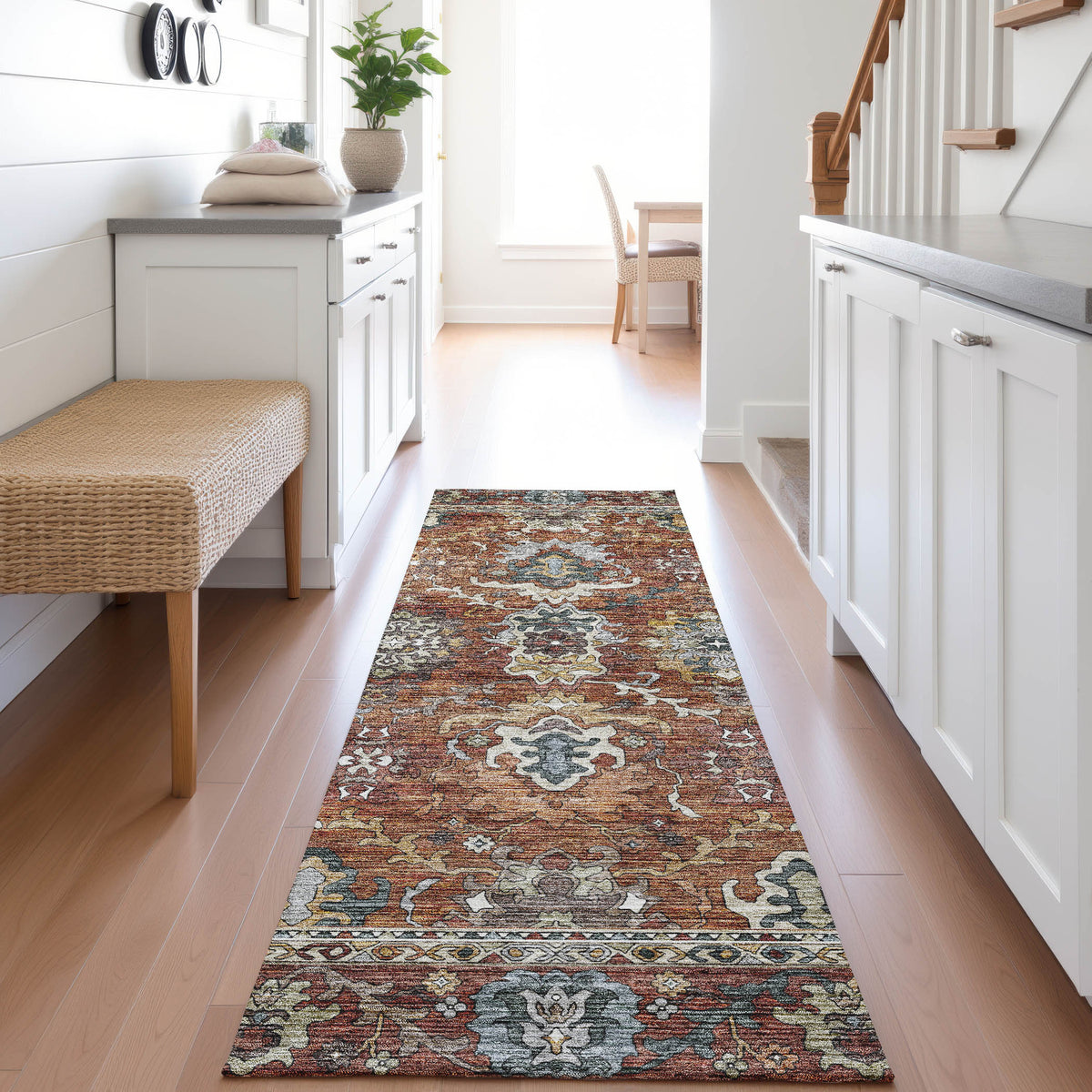 dalyn silk road sr8 paprika rug