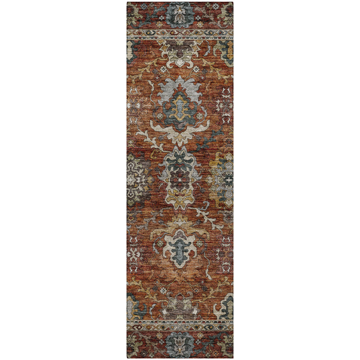 dalyn silk road sr8 paprika rug