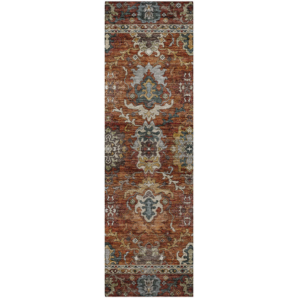 dalyn silk road sr8 paprika rug
