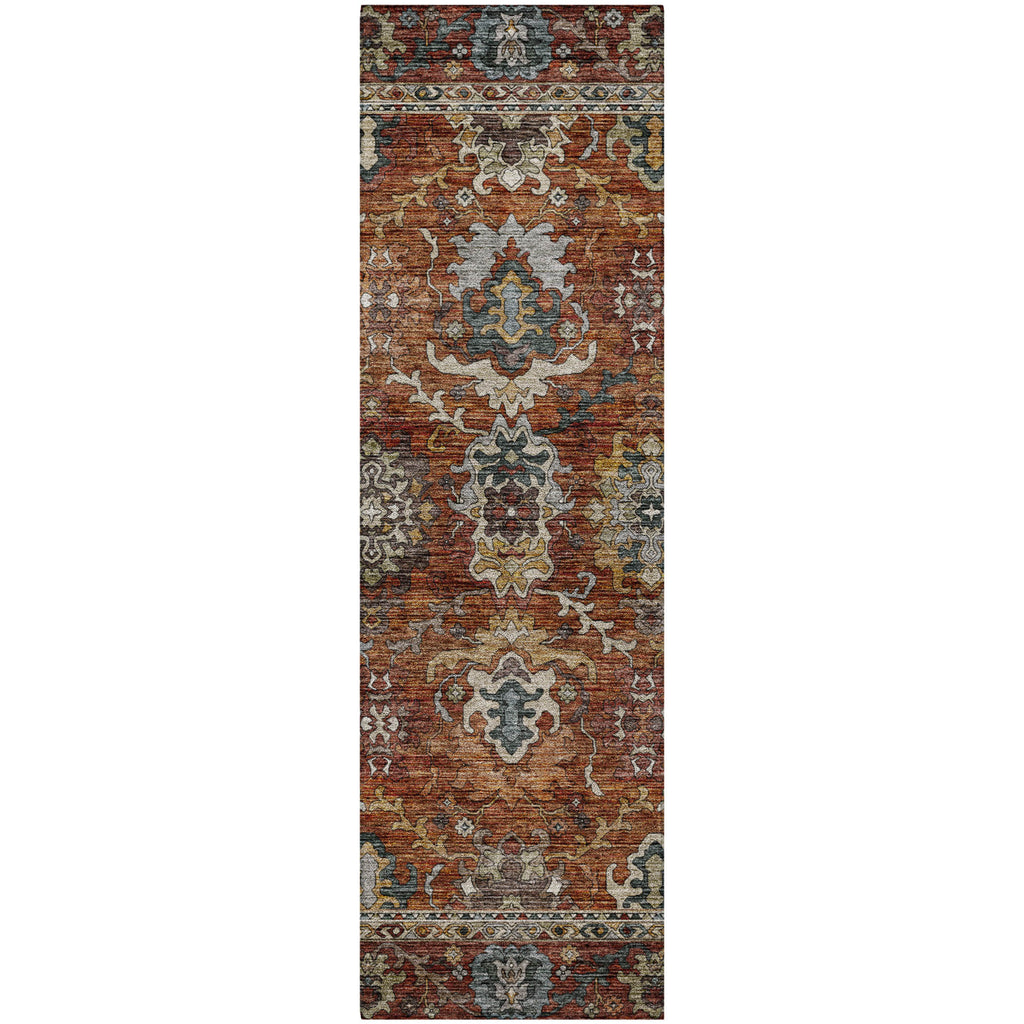 dalyn silk road sr8 paprika rug