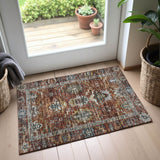 dalyn silk road sr8 paprika rug