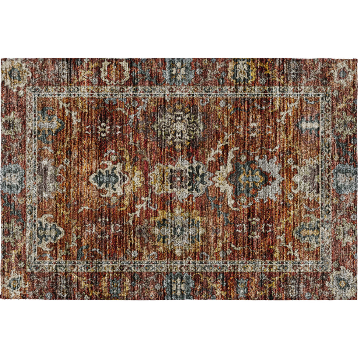 dalyn silk road sr8 paprika rug