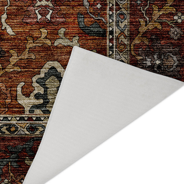 dalyn silk road sr8 paprika rug