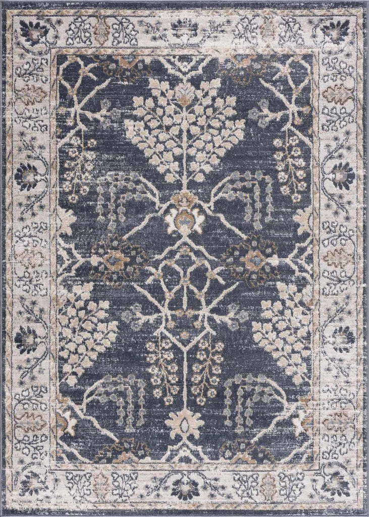 Hauteloom Scalby SCALB Denim Machine Made Polypropylene Rug