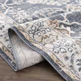 Hauteloom Scalby SCALB Denim Machine Made Polypropylene Rug