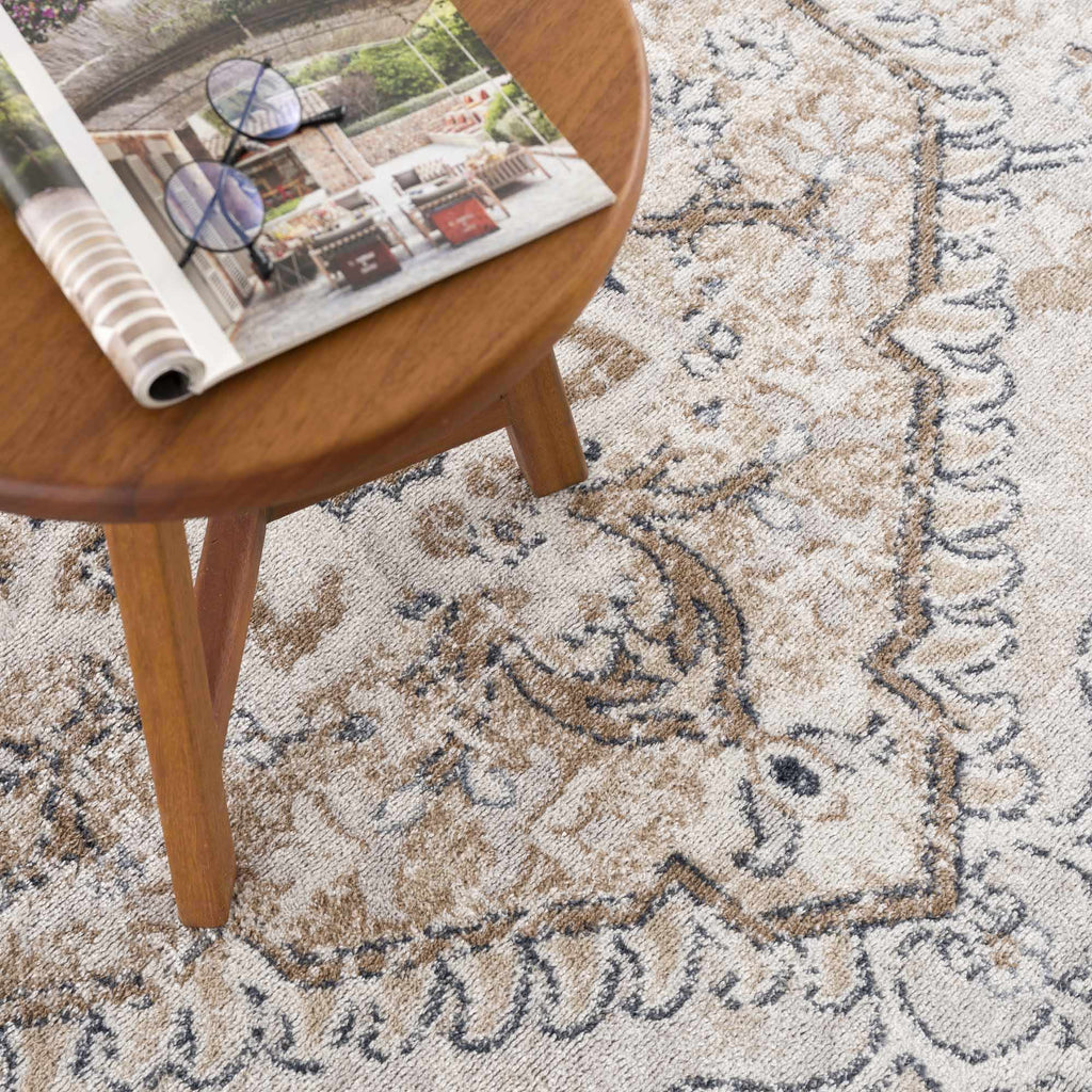 Hauteloom Mudgee MUDGE Charcoal Machine Made Polypropylene Rug