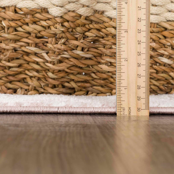 Hauteloom Leonora LNREL Cream Machine Made Polypropylene Rug