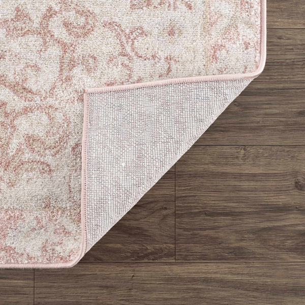 Hauteloom Snead SNEAD Pale Pink Machine Made Polypropylene Rug