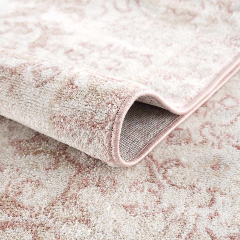 Hauteloom Snead SNEAD Pale Pink Machine Made Polypropylene Rug