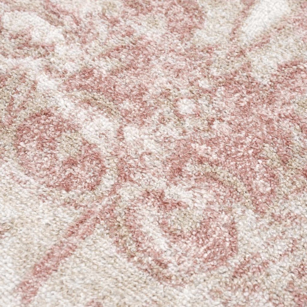Hauteloom Snead SNEAD Pale Pink Machine Made Polypropylene Rug