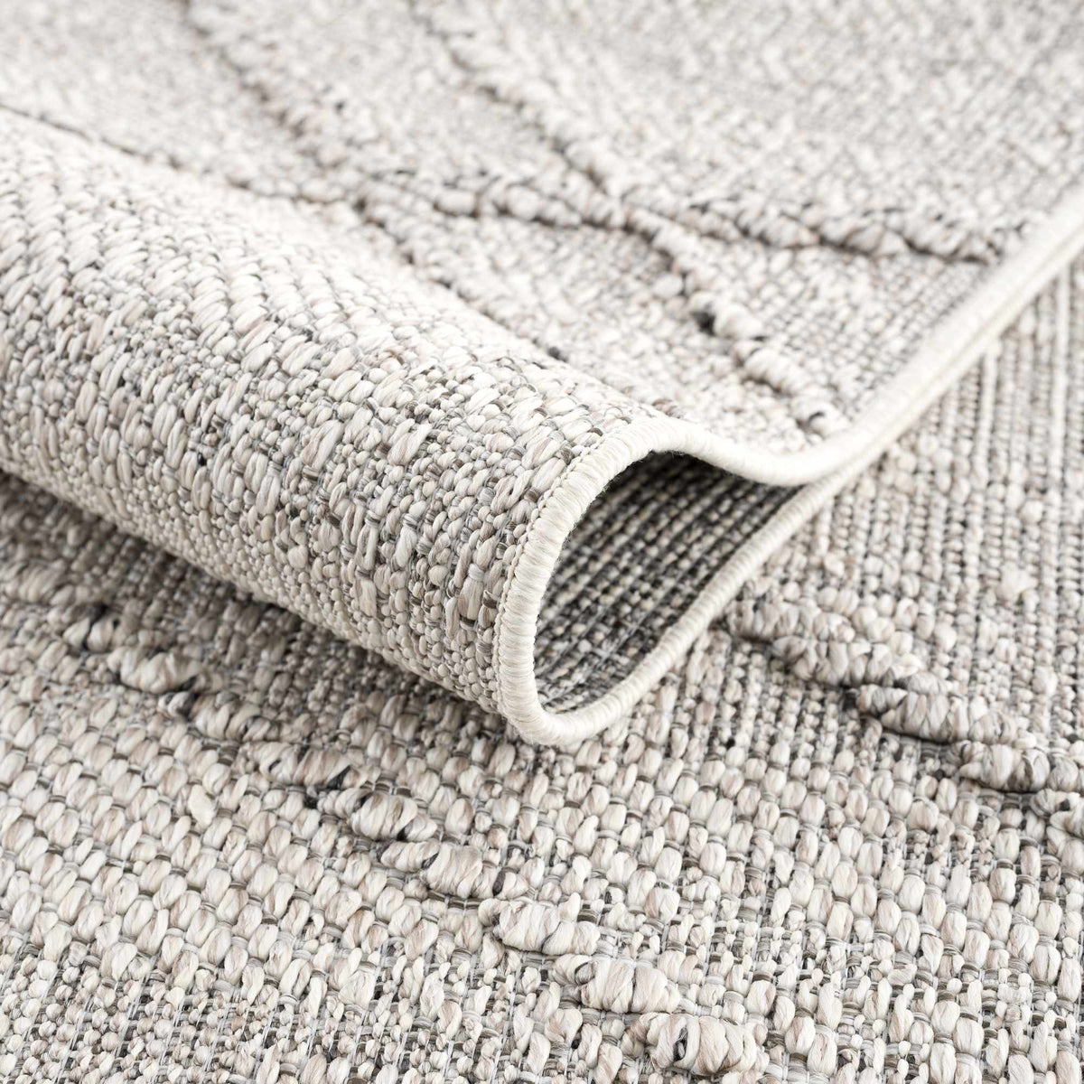 Hauteloom Limited Edition HSSOBAQERA2 Taupe Machine Made Polypropylene Rug