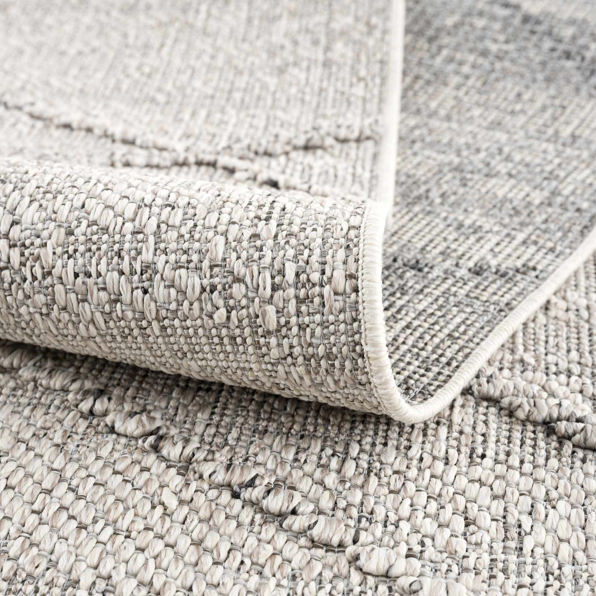 Hauteloom Limited Edition HSSOBAQERA2 Taupe Machine Made Polypropylene Rug