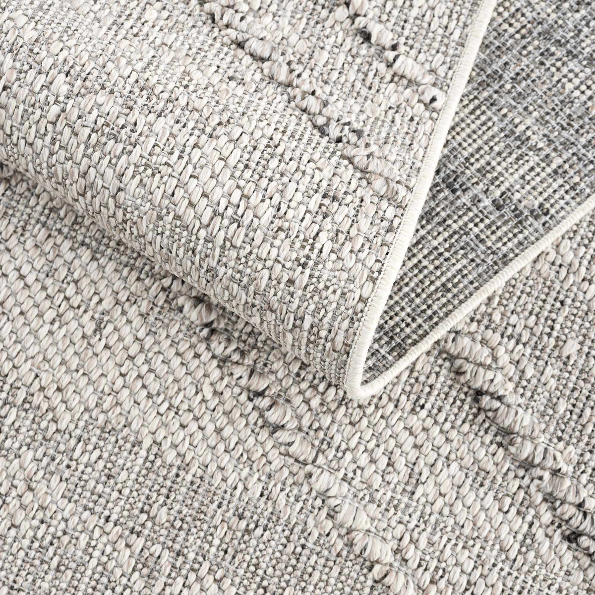 Hauteloom Limited Edition HSSOBAQERA2 Taupe Machine Made Polypropylene Rug