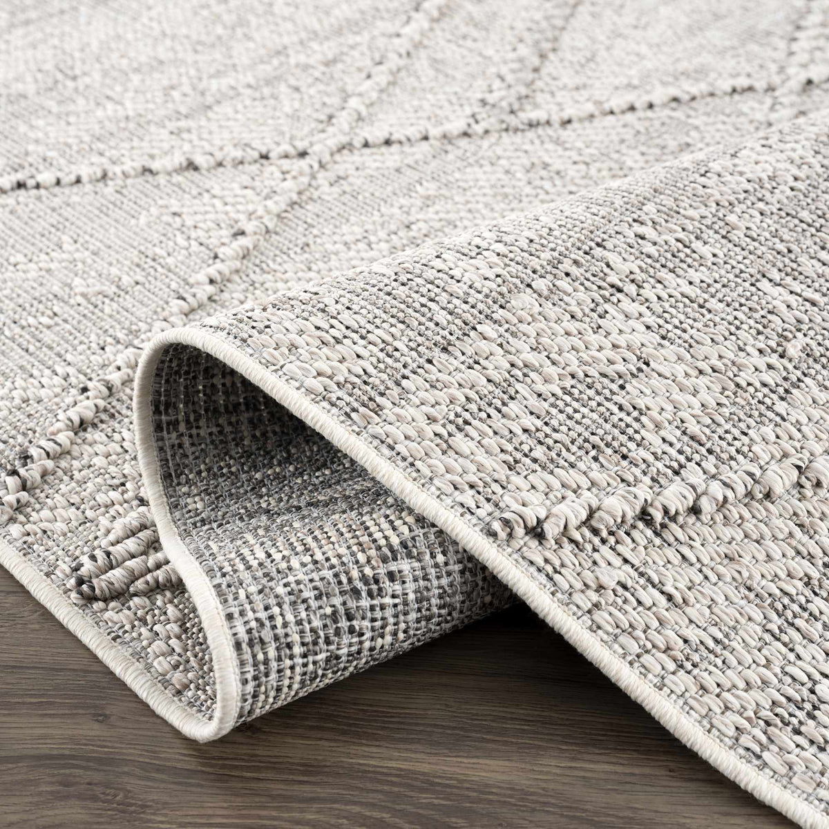 Hauteloom Limited Edition HSSOBAQERA2 Taupe Machine Made Polypropylene Rug