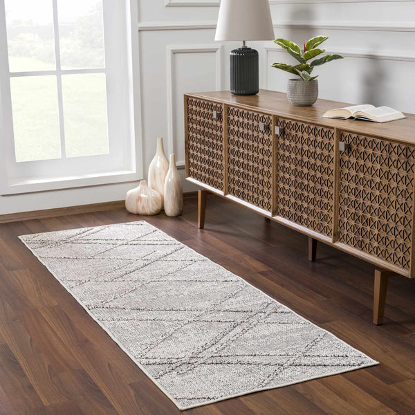 Hauteloom Limited Edition HSSOBAQERA2 Taupe Machine Made Polypropylene Rug