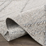 Hauteloom Baqer HSSOBAQERA3 Taupe Machine Made Polypropylene Rug