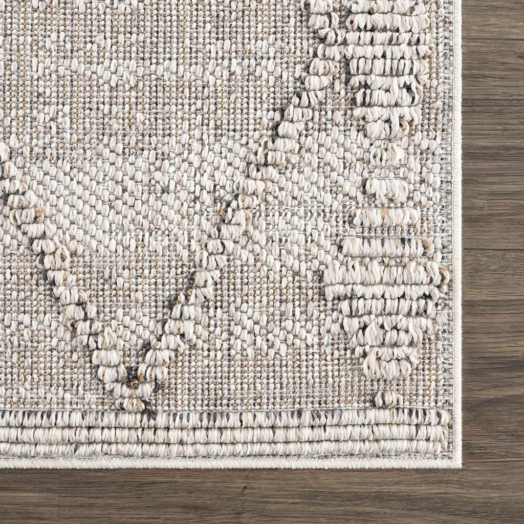 Hauteloom Nyla HSSONYLA8A1 Beige Machine Made Polypropylene Rug