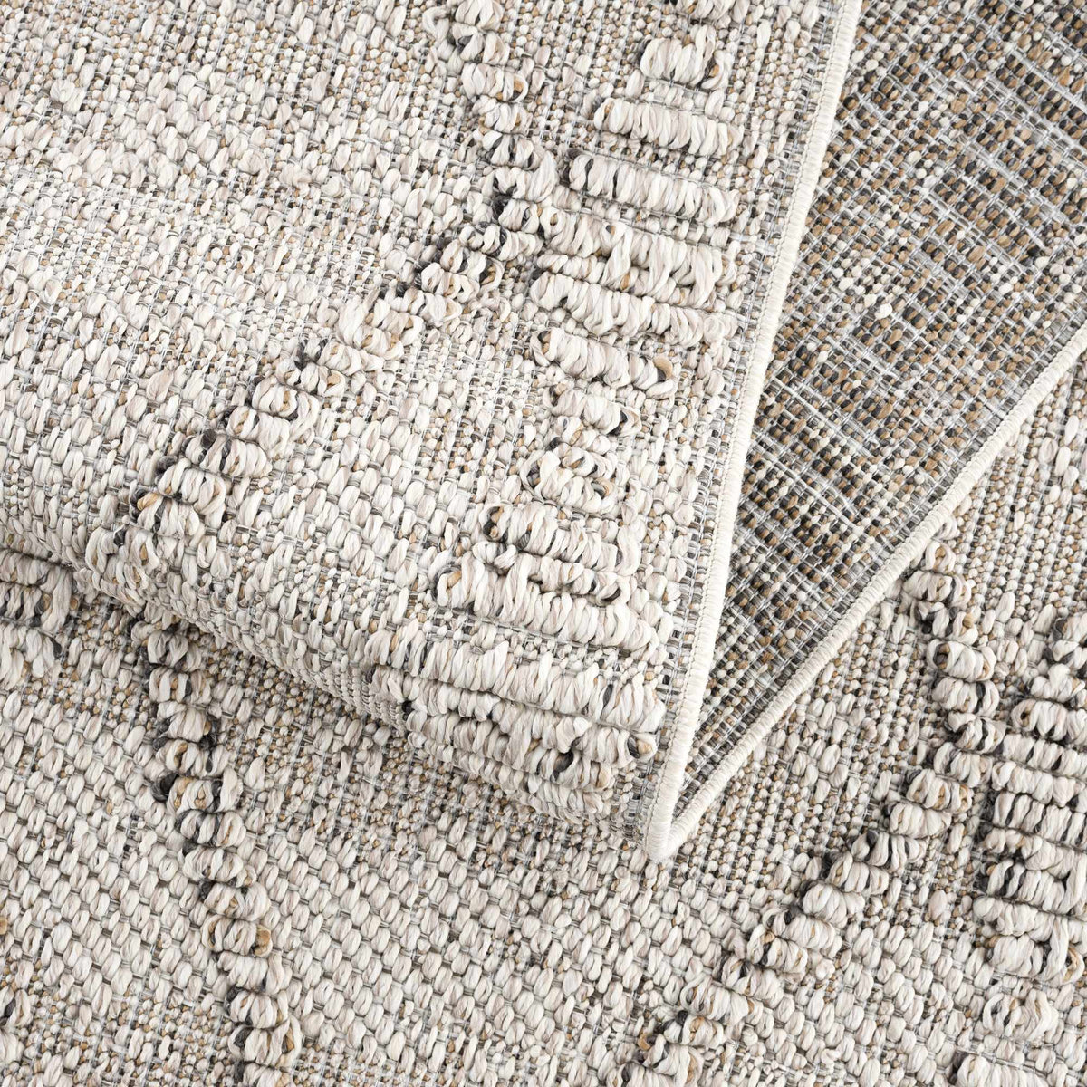 Hauteloom Nyla HSSONYLA8A1 Beige Machine Made Polypropylene Rug