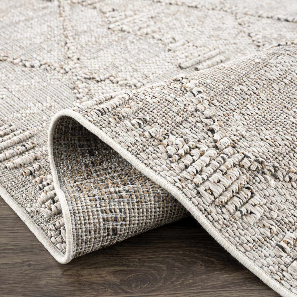 Hauteloom Nyla HSSONYLA8A1 Beige Machine Made Polypropylene Rug