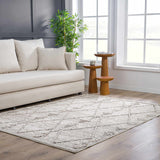 Hauteloom Nyla HSSONYLA8A1 Beige Machine Made Polypropylene Rug