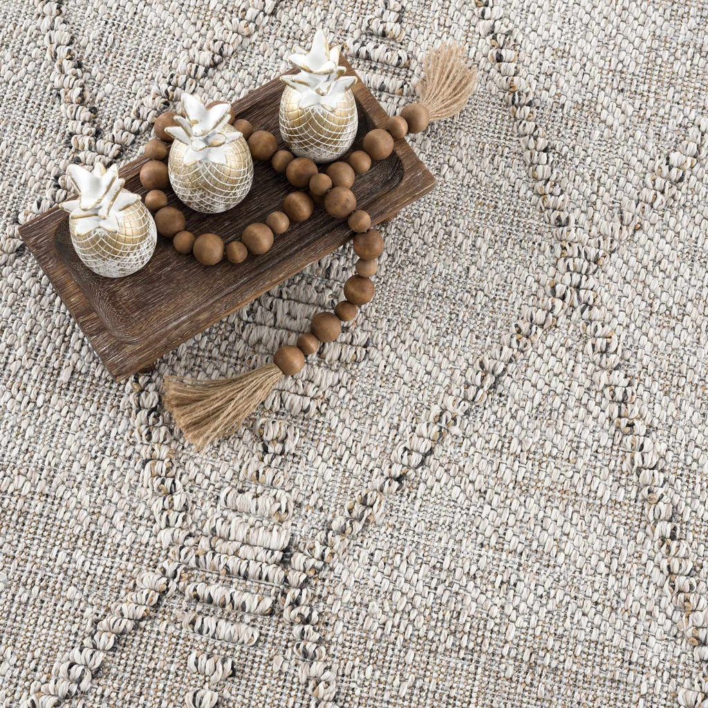Hauteloom Nyla HSSONYLA8A1 Beige Machine Made Polypropylene Rug
