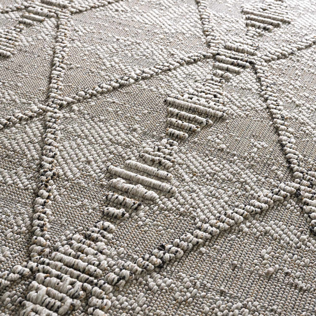 Hauteloom Nyla HSSONYLA8A1 Beige Machine Made Polypropylene Rug