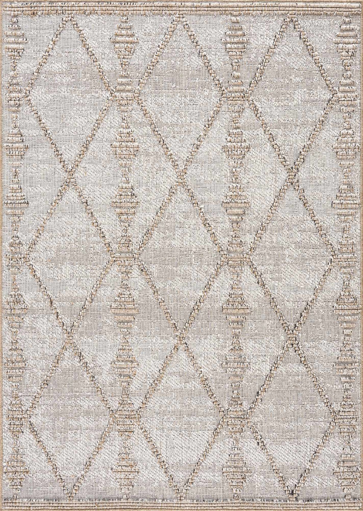 Hauteloom Nyla HSSONYLA8A2 Tan Machine Made Polypropylene Rug