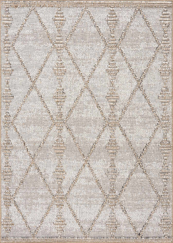 Hauteloom Nyla HSSONYLA8A2 Tan Machine Made Polypropylene Rug