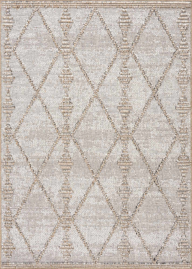 Hauteloom Nyla HSSONYLA8A2 Tan Machine Made Polypropylene Rug