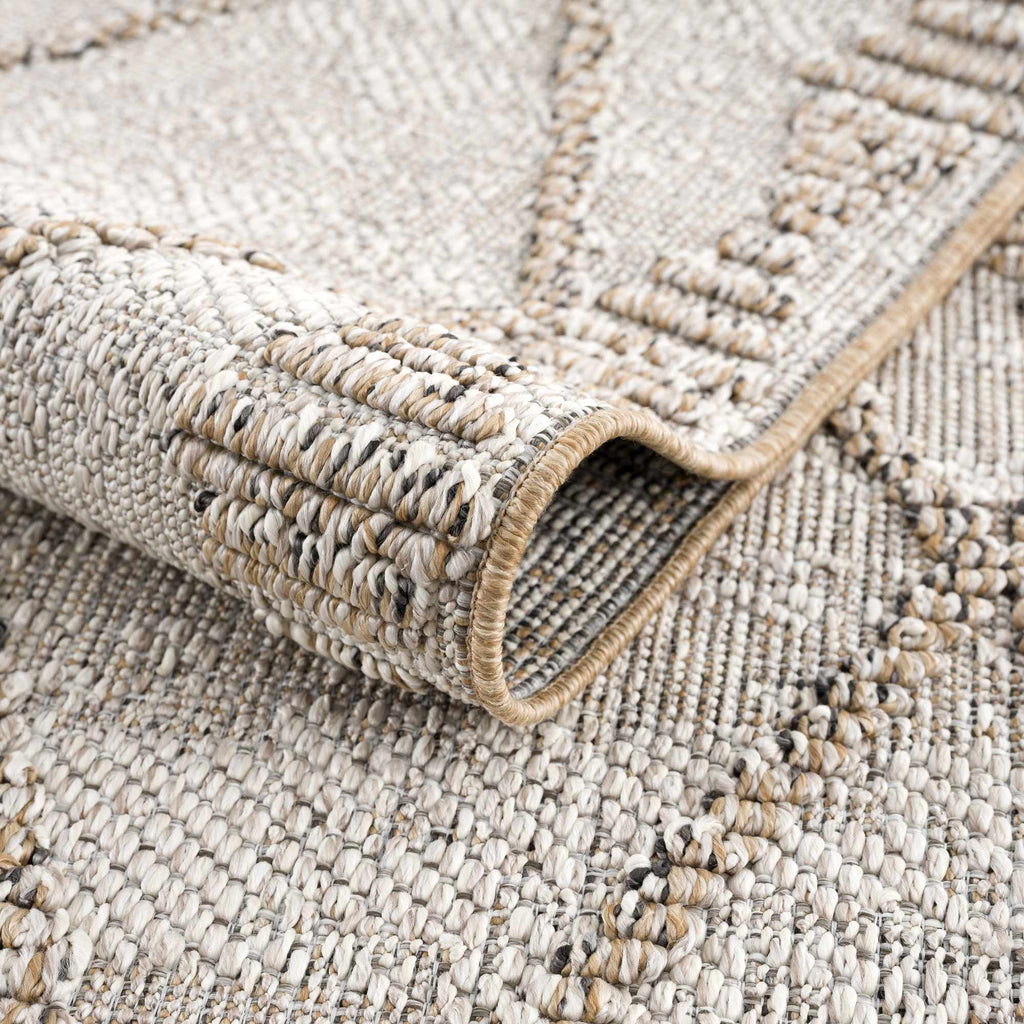 Hauteloom Nyla HSSONYLA8A2 Tan Machine Made Polypropylene Rug