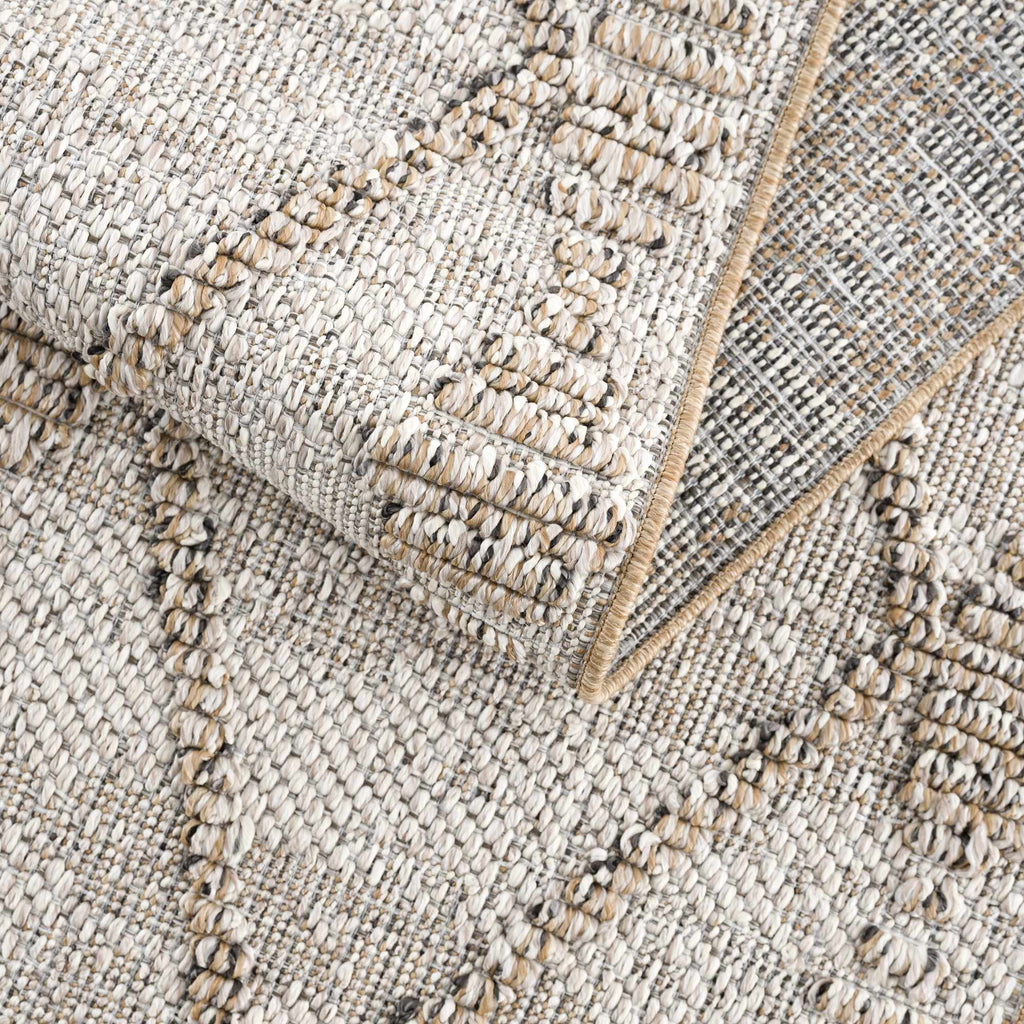 Hauteloom Nyla HSSONYLA8A2 Tan Machine Made Polypropylene Rug