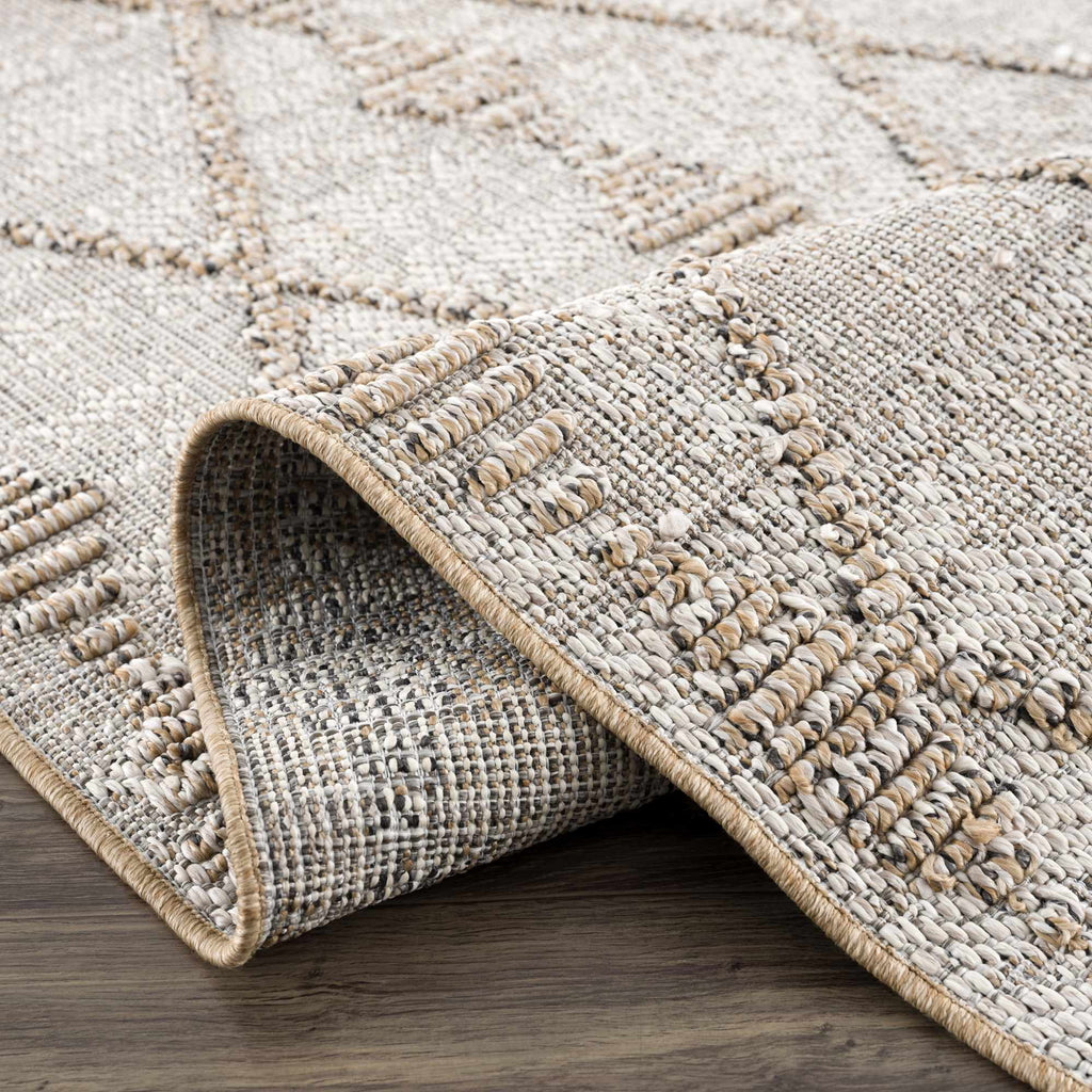 Hauteloom Nyla HSSONYLA8A2 Tan Machine Made Polypropylene Rug