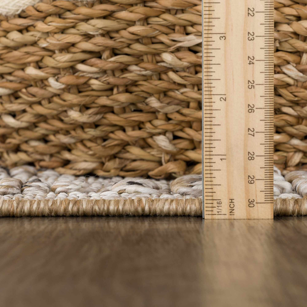 Hauteloom Nyla HSSONYLA8A2 Tan Machine Made Polypropylene Rug