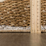 Hauteloom Nyla HSSONYLA8A2 Tan Machine Made Polypropylene Rug